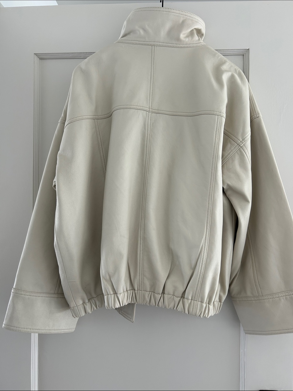 Róhe funnel neck leather jacket - Picture 8 of 8